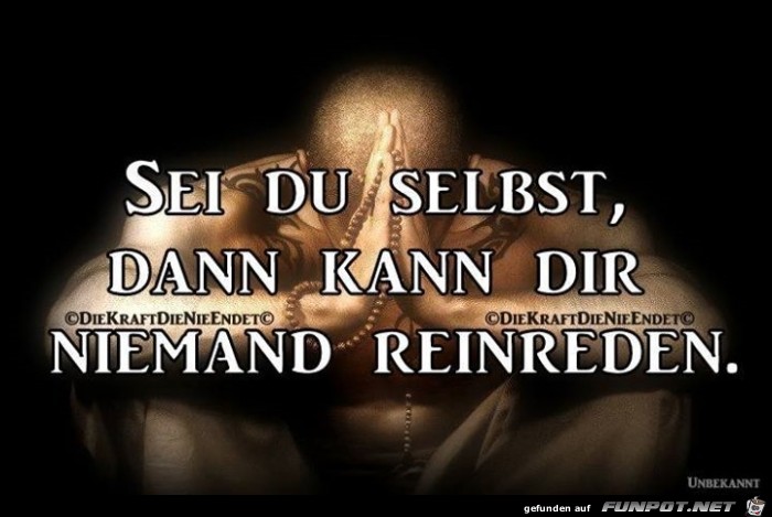 sei du selbst