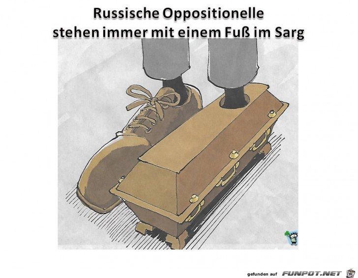 Mit einem Fuss im Sarg Mit einem Fuss im Sarg