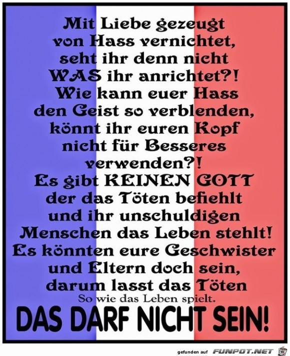 das darf nicht sein das darf nicht sein
