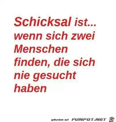 Schicksal Schicksal