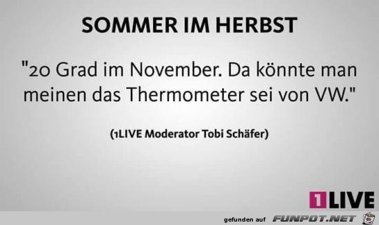 Sommer im Herbst