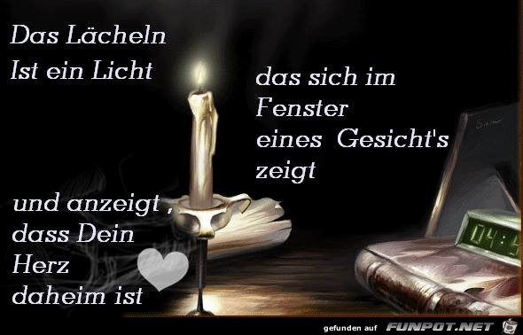 Das Laecheln ist ein Licht