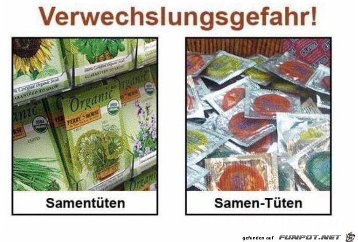 Verwechslungsgefahren