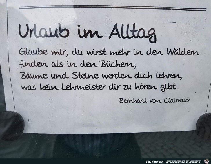 urlaub im Alltag