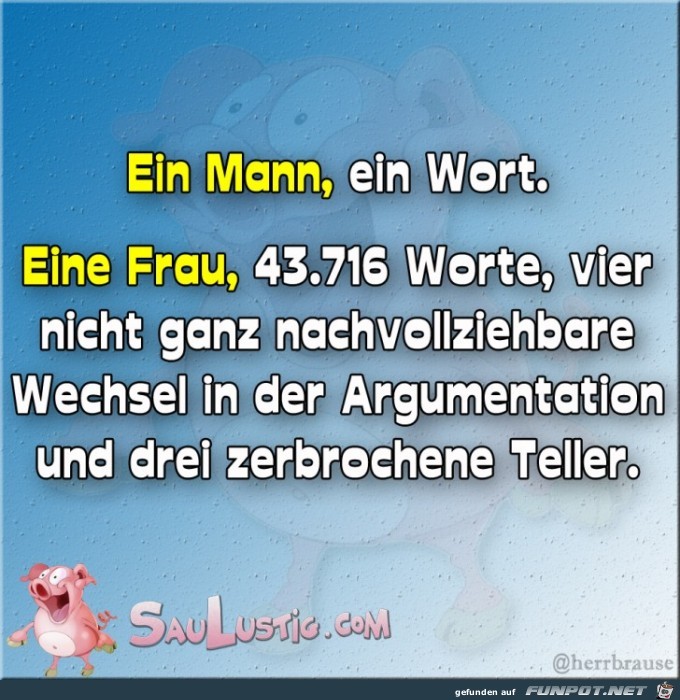 Ein Mann ein Wort