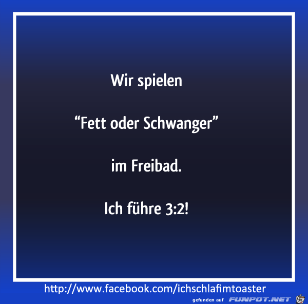 fett oder schwanger fett oder schwanger