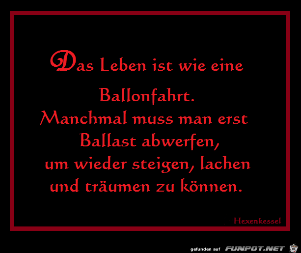 Ballonfahrt