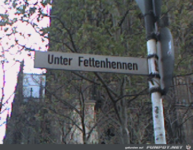Strassenschild Strassenschild