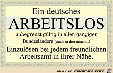 arbeitsLos arbeitsLos
