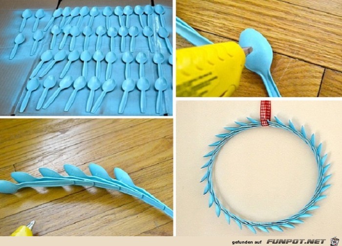 Kunst aus Plastik-Loeffeln 9 Kunst aus Plastik-Loeffeln 9