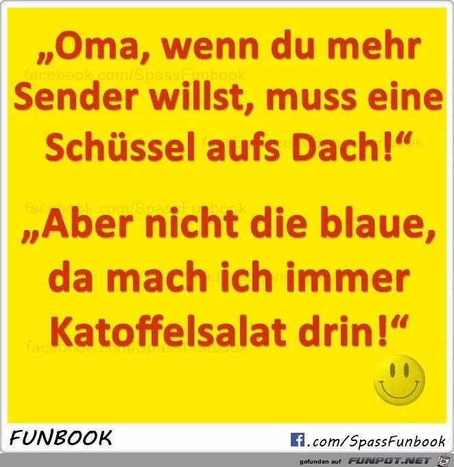 Oma wenn du mehr Sender willst Oma wenn du mehr Sender willst