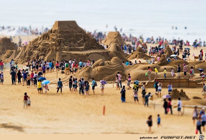 Sand Skulptur von Vancouver