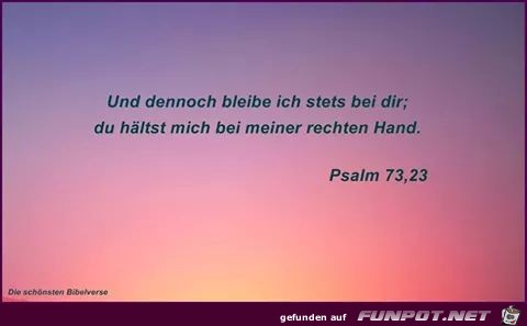 Psalm 73 23