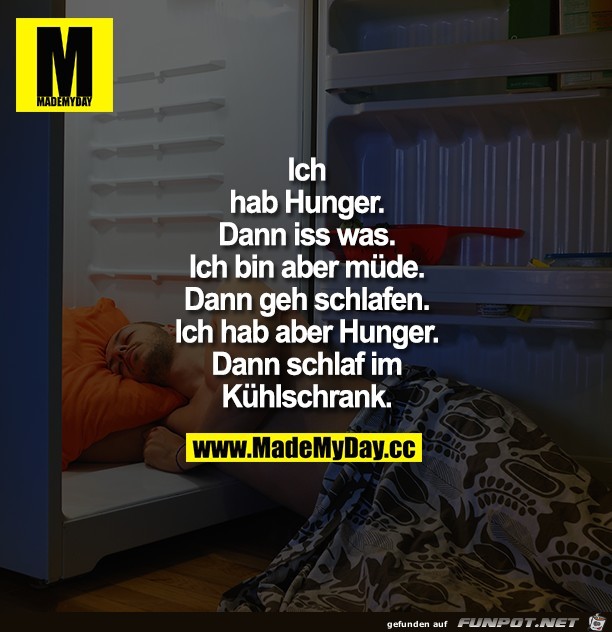 Ich hab Hunger