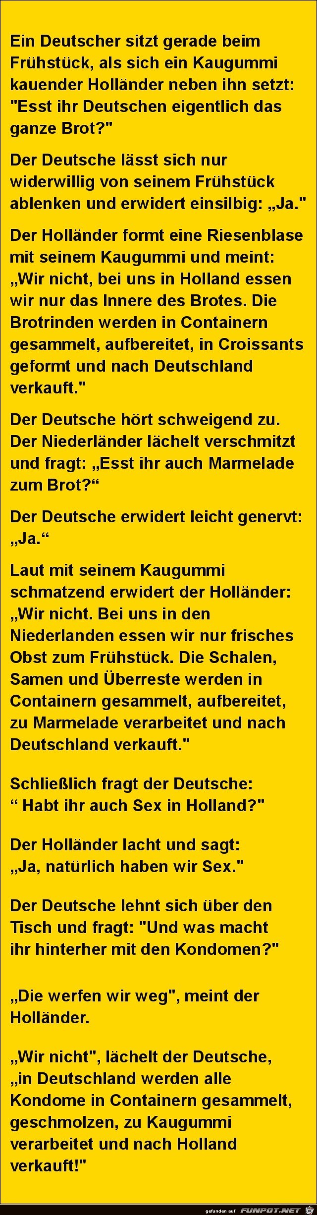 ein Deutscher und ein Hollaender