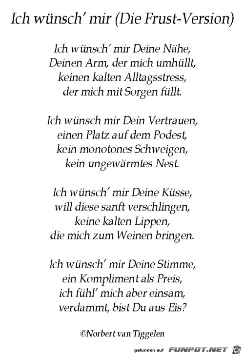 ich waeuensch mir ich waeuensch mir