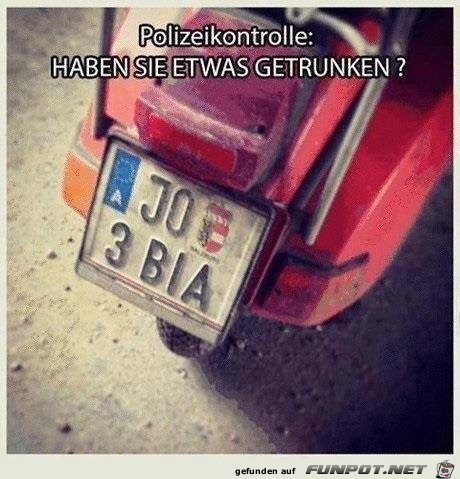 Polizeikontrolle Polizeikontrolle