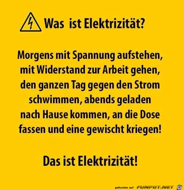 Elektrizitaet