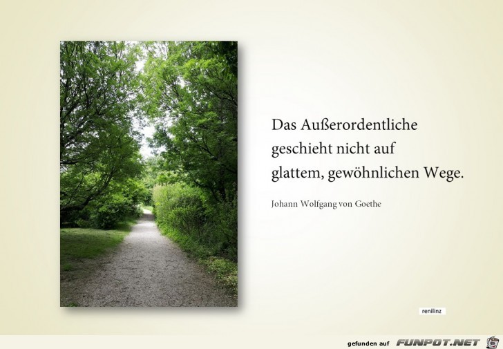 Das Ausserordenentliche geschieht nicht Das Ausserordenentliche geschieht nicht
