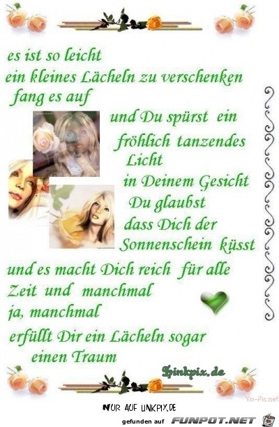 kleines laeaecheln