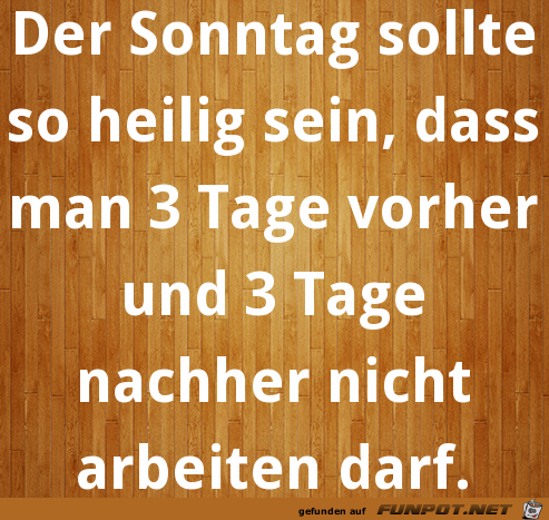 Sonntag