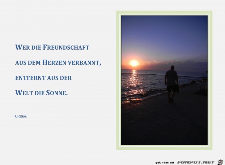 Wer die Freundschaft Wer die Freundschaft
