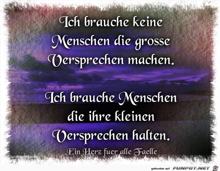 Versprechen Versprechen