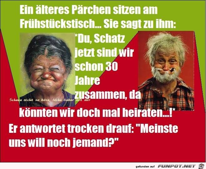 Ein aelteres Paerchen