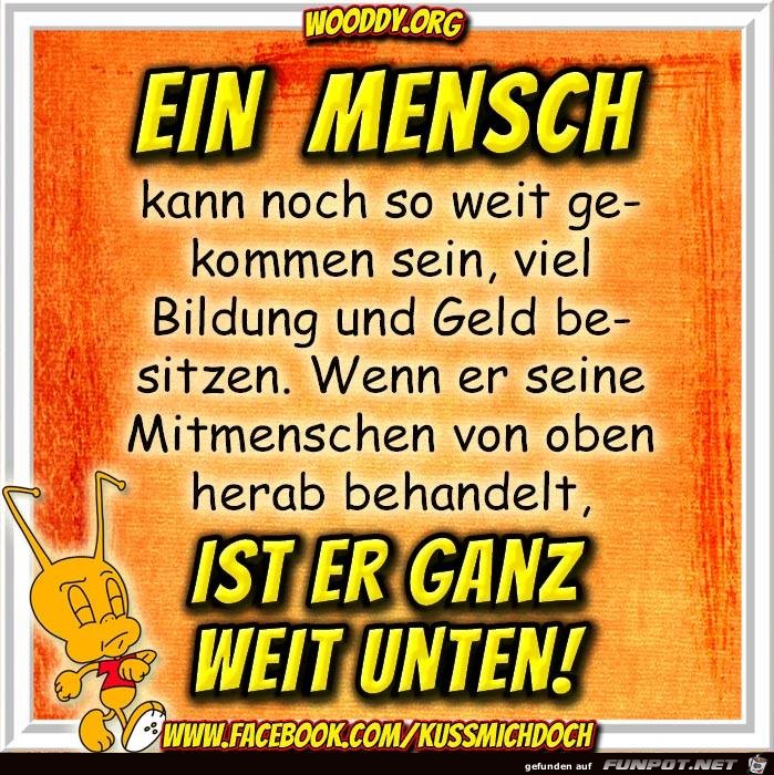 Ein Mensch