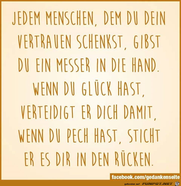 Jedem Menschen