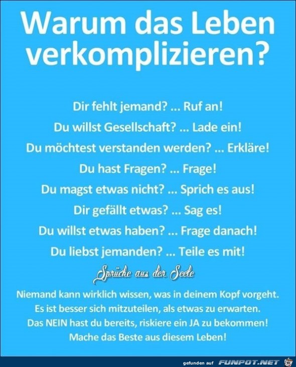 verkomplizieren verkomplizieren