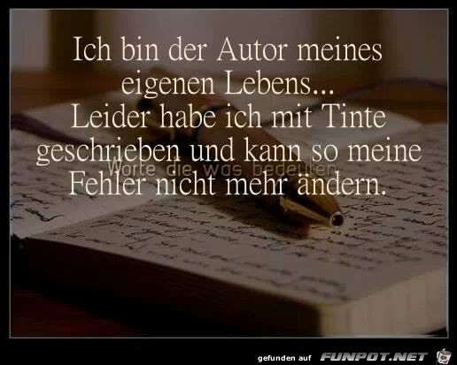 Ich bin der Autor...