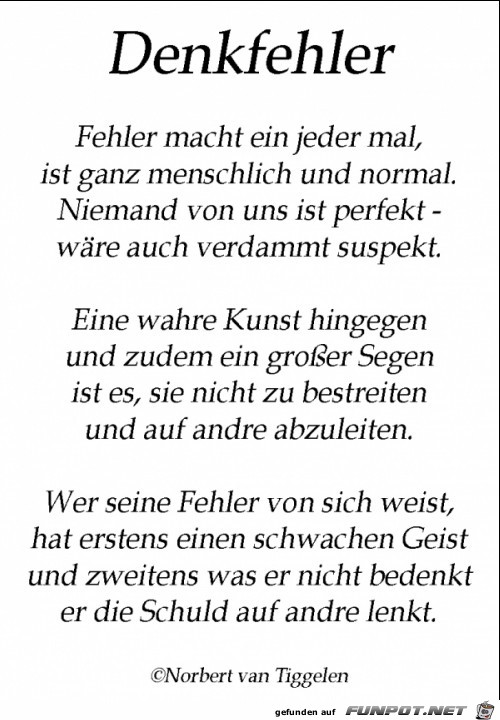 Denkfehler