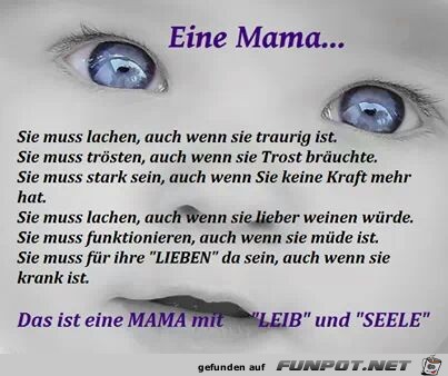 Eine Mama...