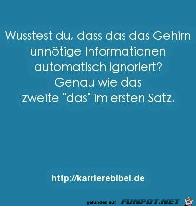 Unnoetige Infos Unnoetige Infos