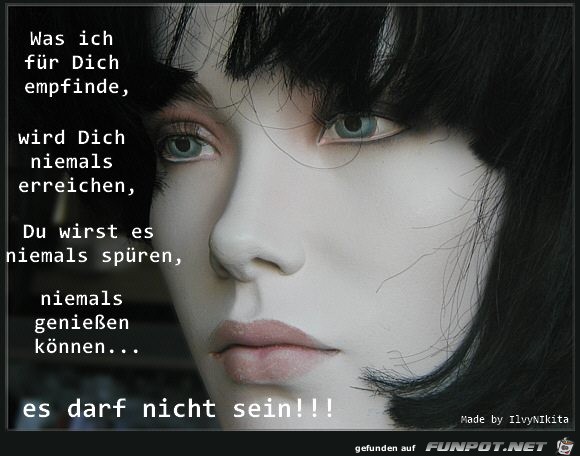 Es darf nicht sein Es darf nicht sein