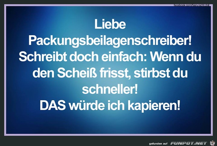 Packungsbeilage Packungsbeilage