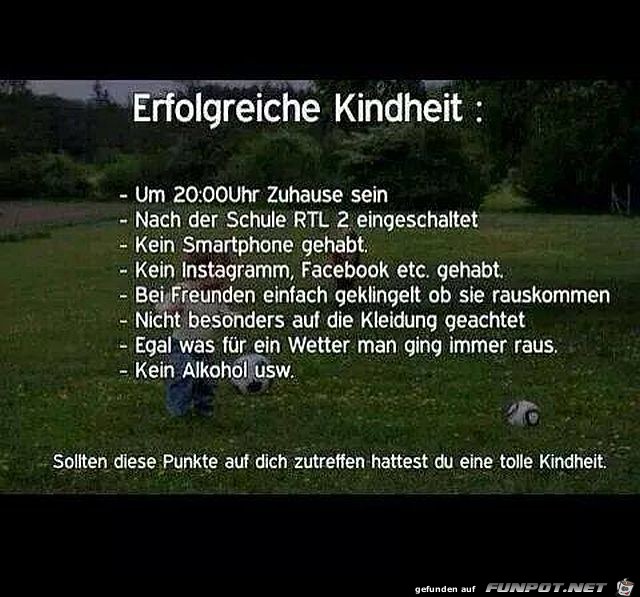 Erfolgreiche Kindheit