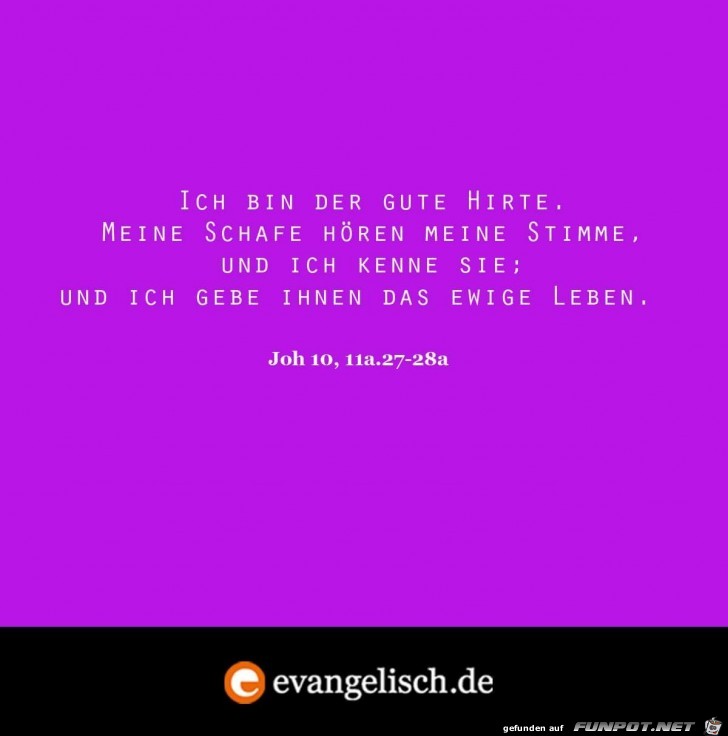 Johannes 10 11a 27-28 Johannes 10 11a 27-28