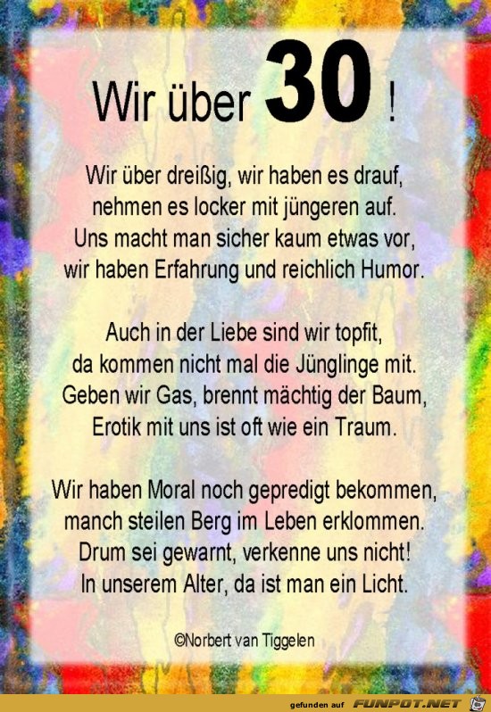 Wir ueber 30 Wir ueber 30