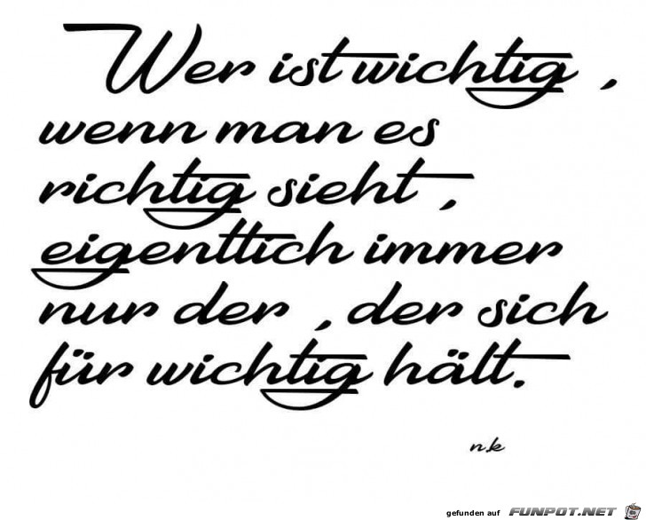wer ist wichtig wer ist wichtig