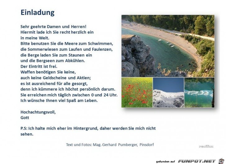 Einladung Einladung