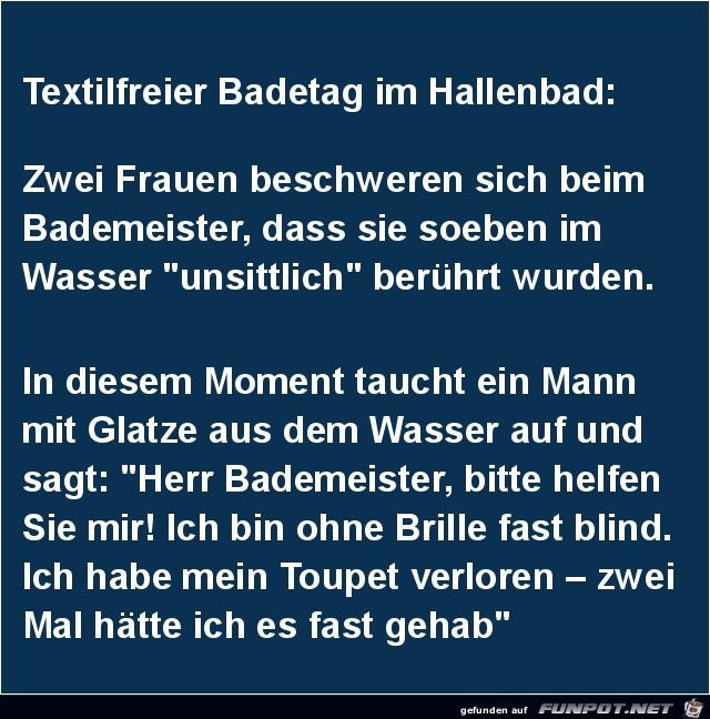 Badetag im Hallenbad