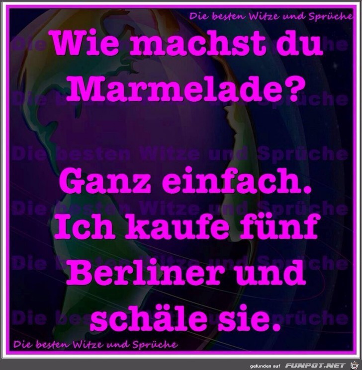 Marmelade selbst gemacht Marmelade selbst gemacht