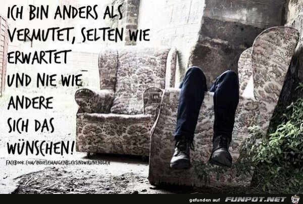 Ich bin anders...