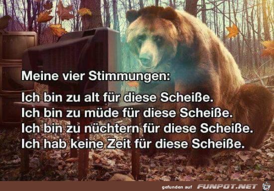 meine 4 Stimmungen meine 4 Stimmungen