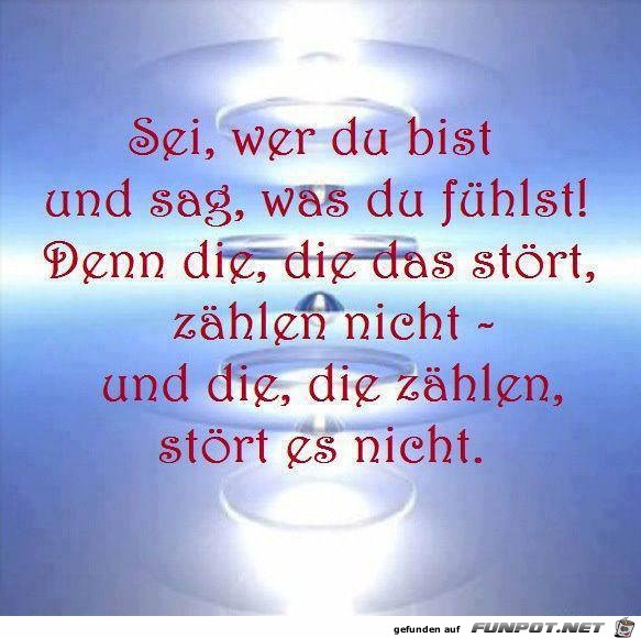 sei wer du bist sei wer du bist