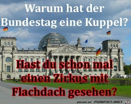 warum hat der Bundestag eine Kuppel