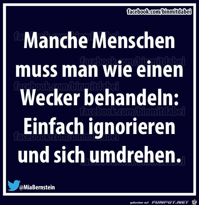 Manche Menschen