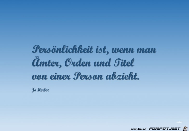 Persoenlichkeit ist